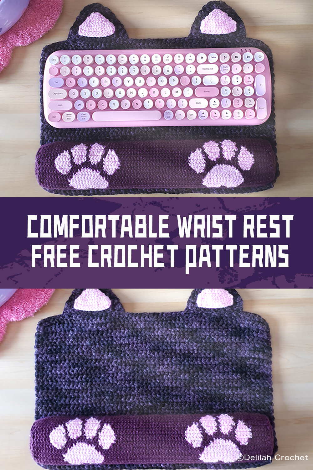 FREE Comfortable Crochet Wrist Rest Patterns