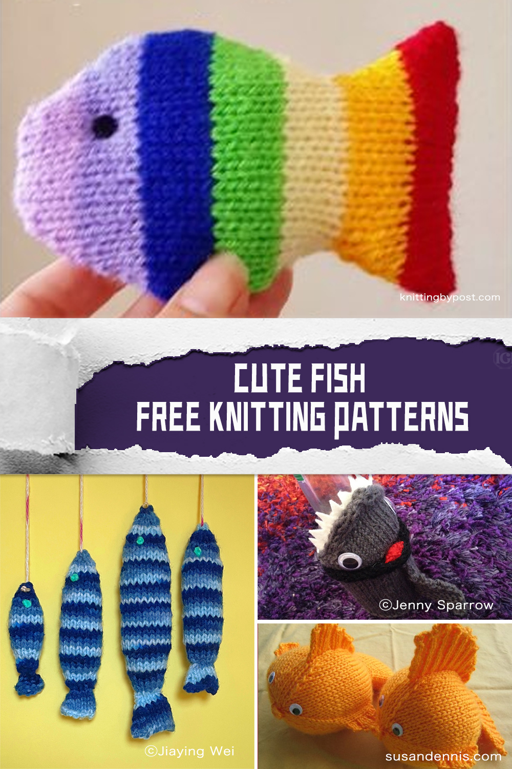 FREE Cute Fish Knitting Patterns