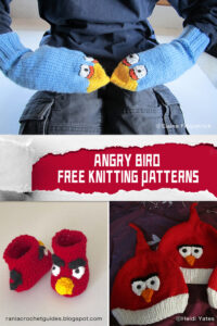 FREE Knitted Angry Bird Patterns - iGOODideas.com