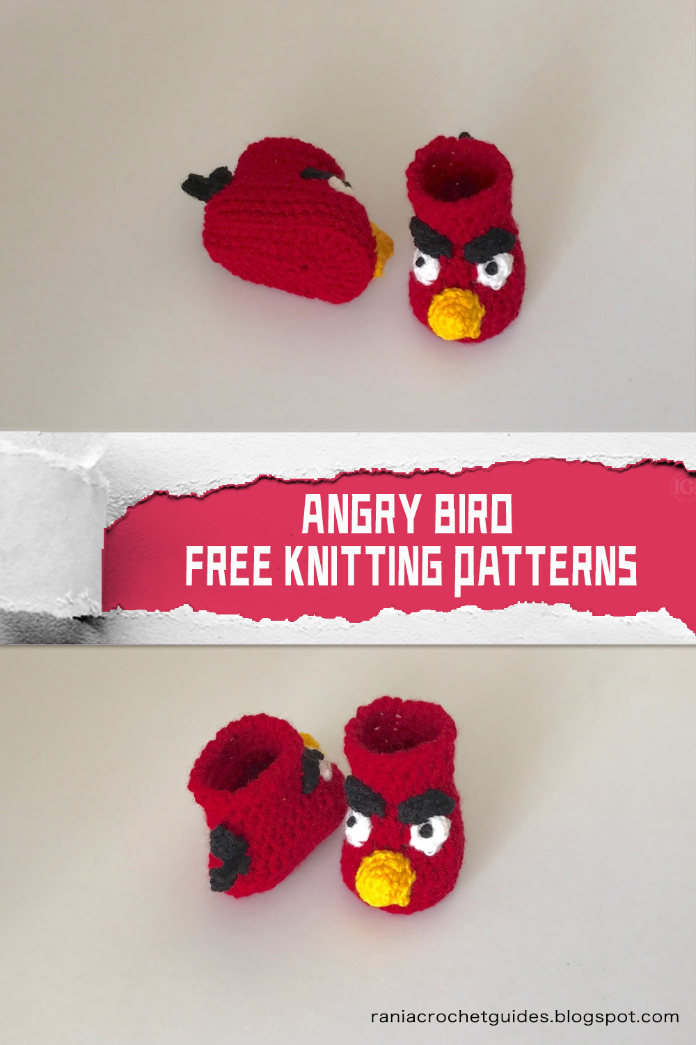 FREE Knitted Angry Bird Patterns