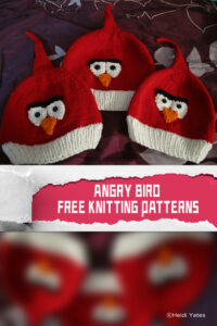 FREE Knitted Angry Bird Patterns - iGOODideas.com