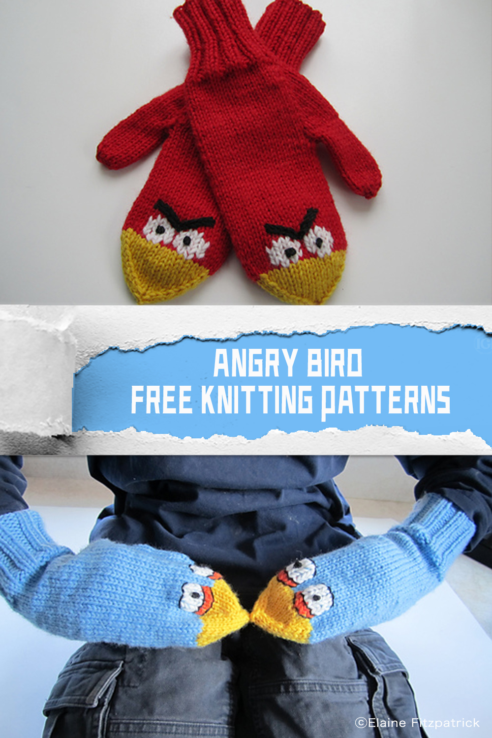 FREE Knitted Angry Bird Patterns