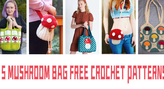 5 Free Mushroom Bag Crochet Patterns