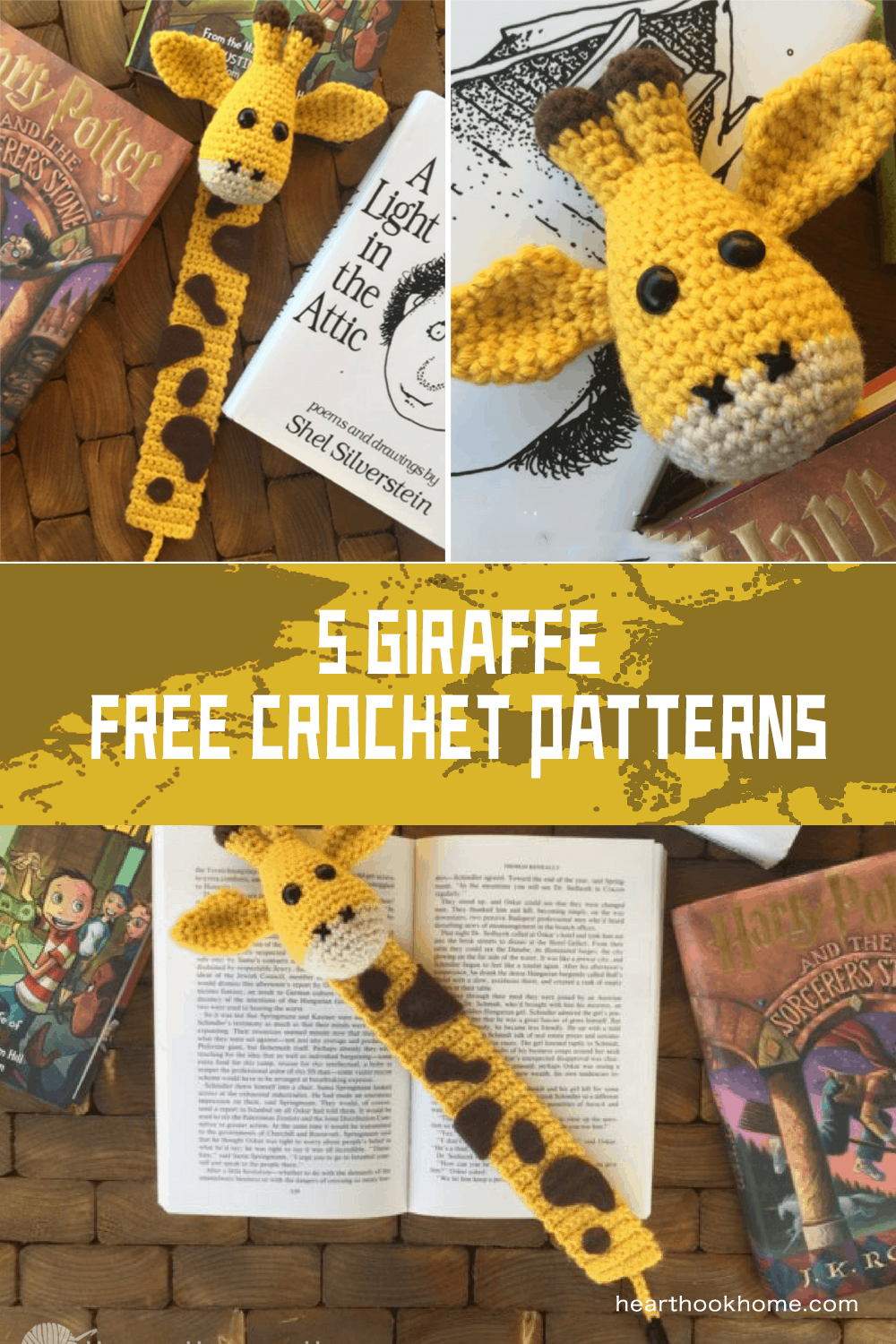  Giraffe bookmark FREE Crochet Patterns