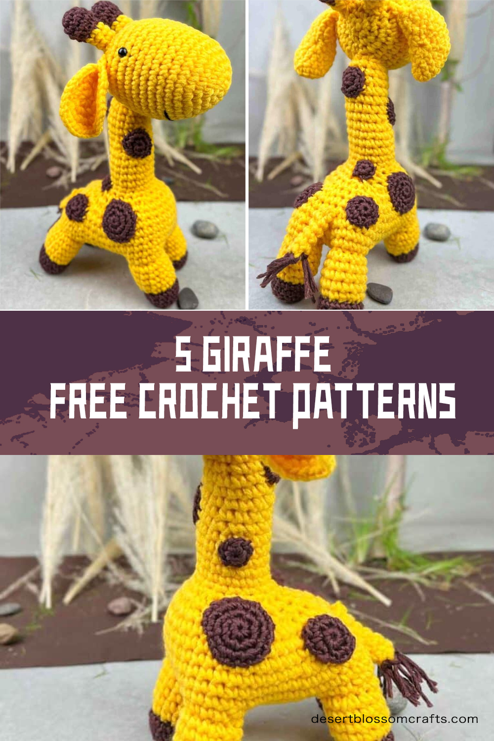 5 Giraffe FREE Crochet Patterns