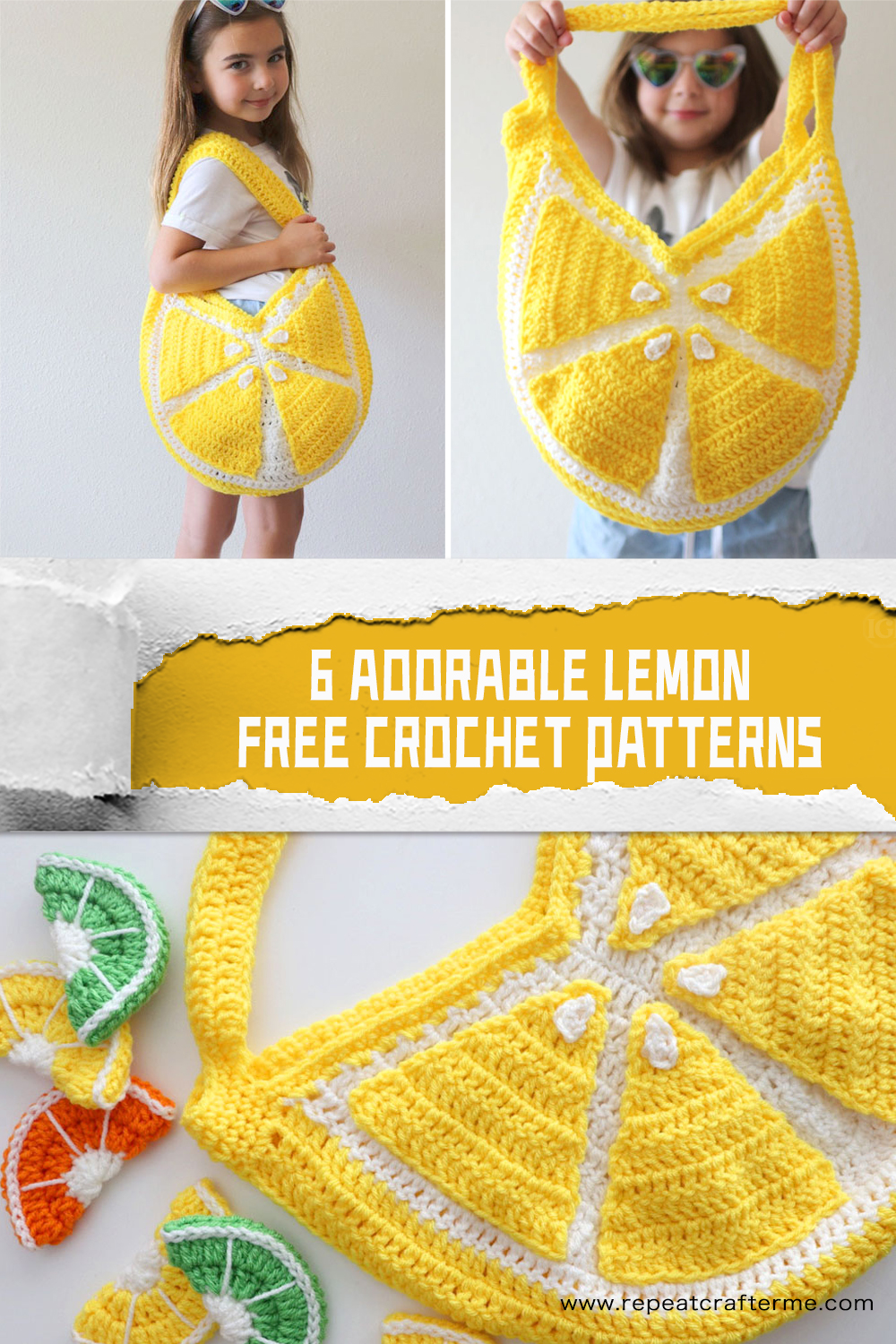 6 Adorable FREE Lemon Crochet Patterns