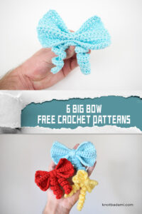 FREE Big Bow Crochet- 6 PATTERNS- iGOODideas.com