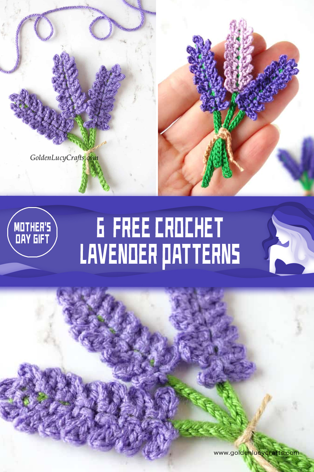  FREE Crochet Lavender Patterns - Mother's Gift
