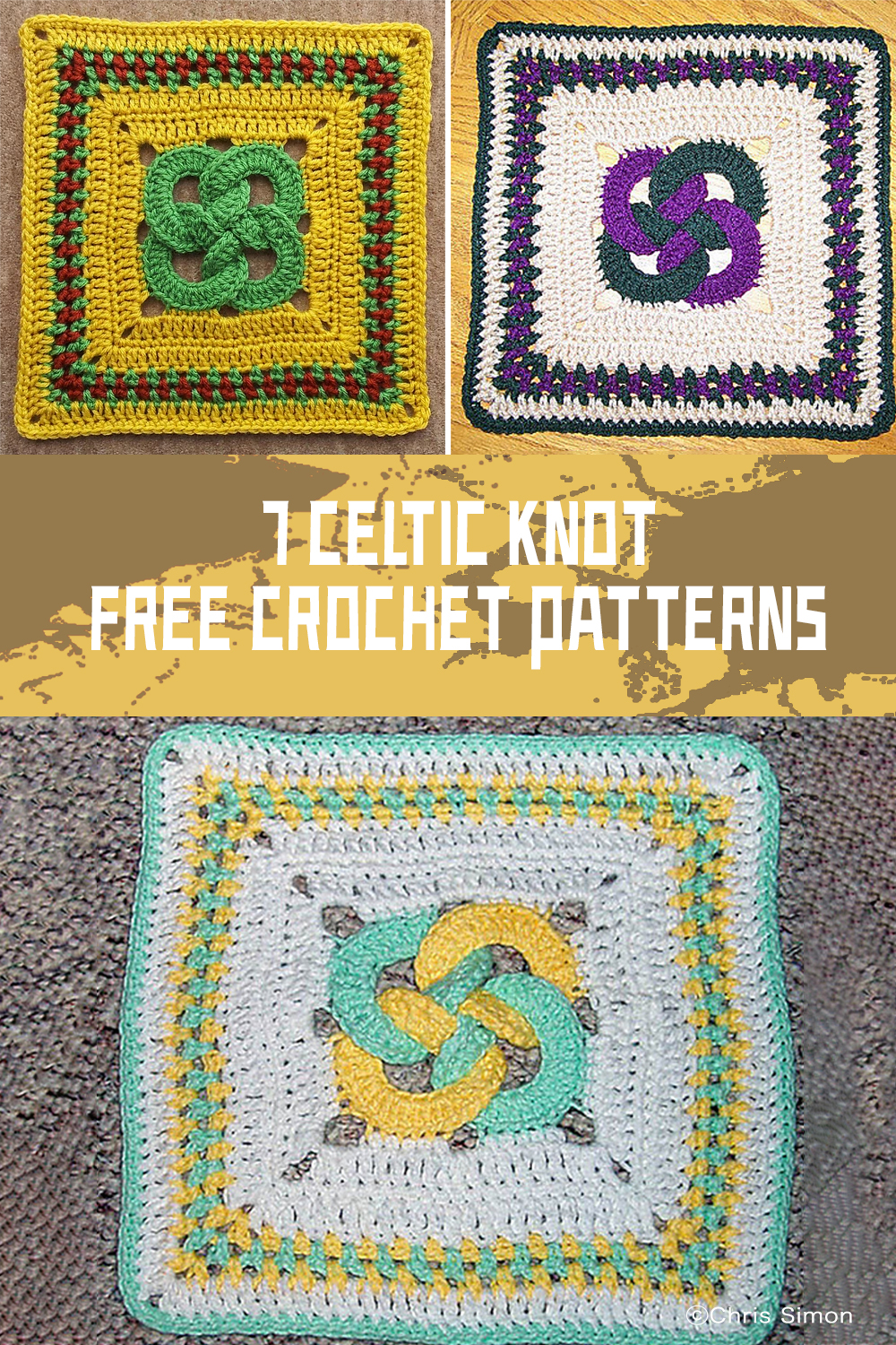 7 FREE Celtic Knot Crochet Patterns