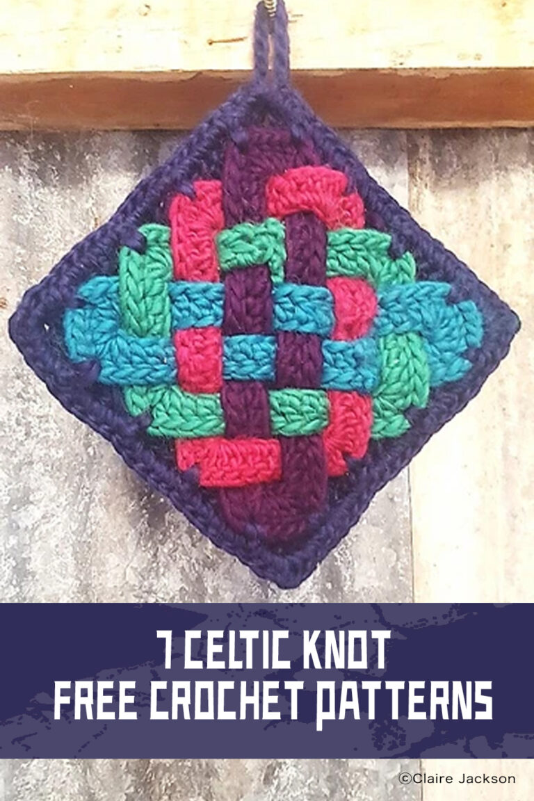 FREE Celtic Knot Crochet 7 Patterns iGOODideas.co