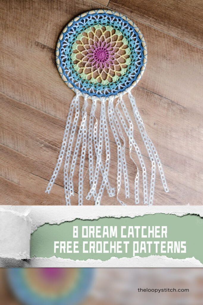 FREE Dream Catcher Crochet- 8 Patterns- iGOODideas.com