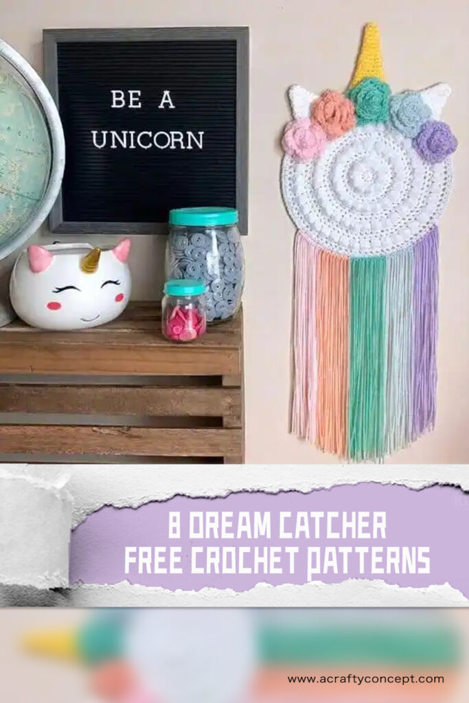 FREE Dream Catcher Crochet- 8 Patterns- iGOODideas.com