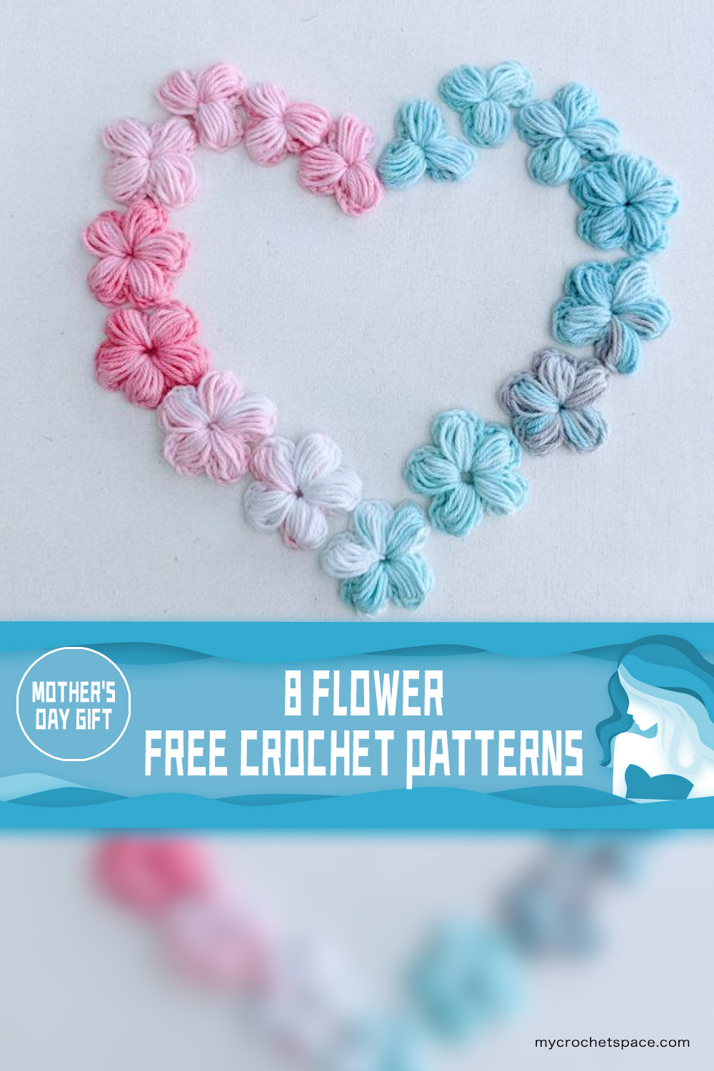 8 Flower FREE Crochet Patterns for Mother's Day Gift 