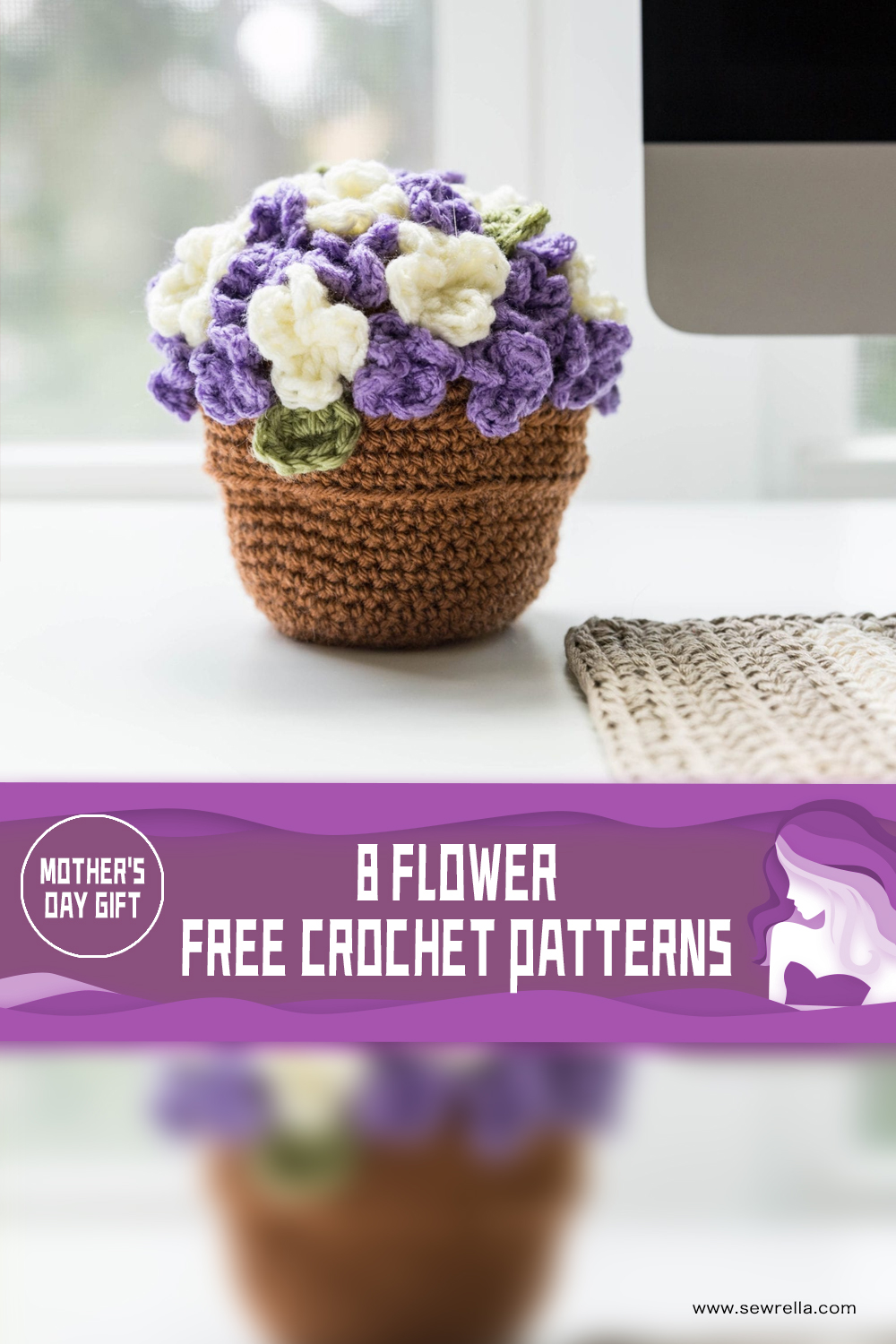 Mother's Day Gift - 8 Flower FREE Crochet Patterns