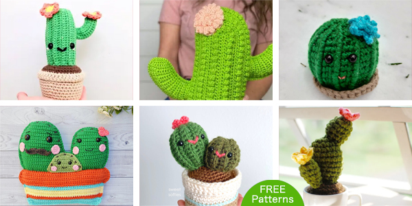 9 Cactus FREE Crochet Patterns