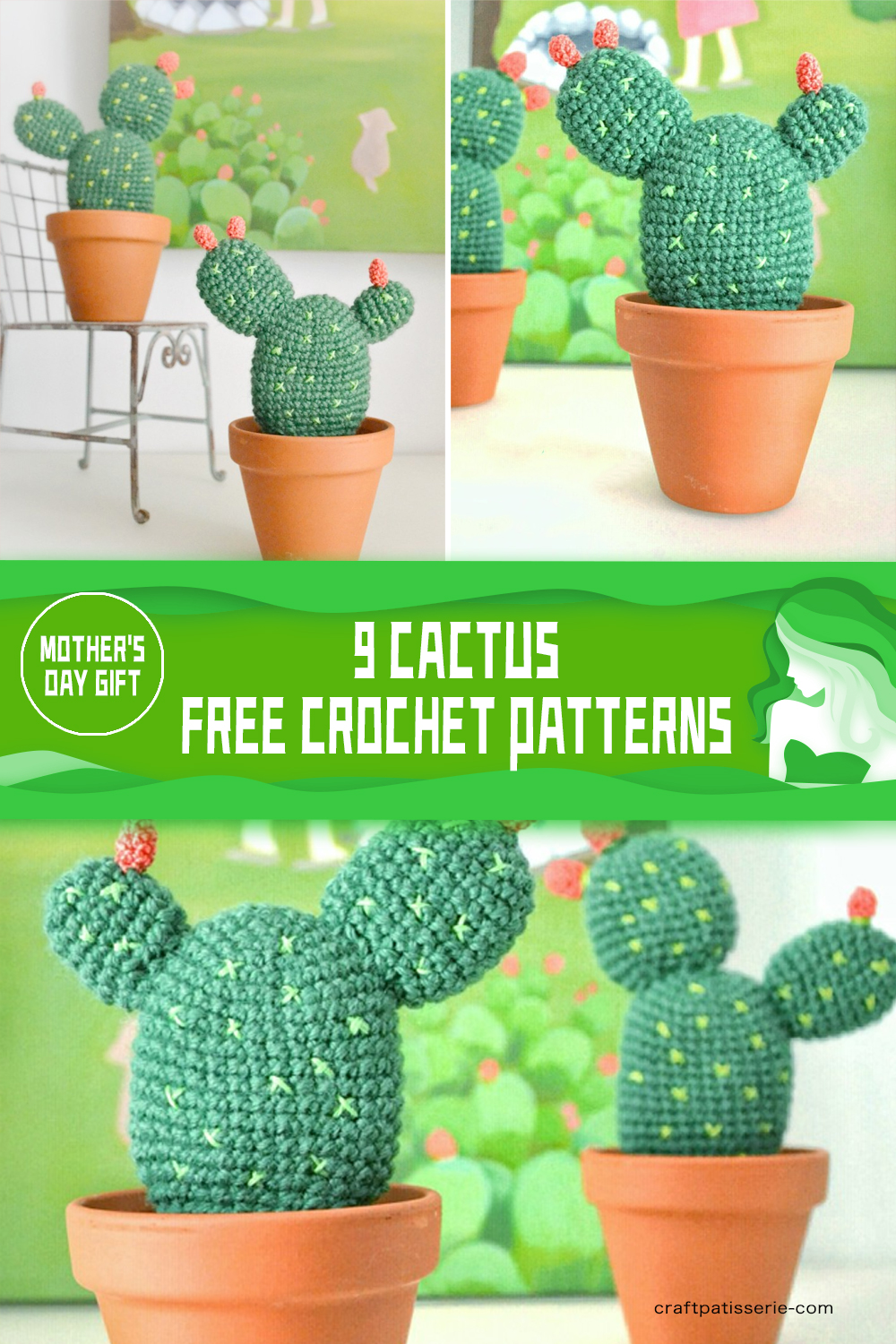  Cactus amigurumi FREE Crochet Patterns