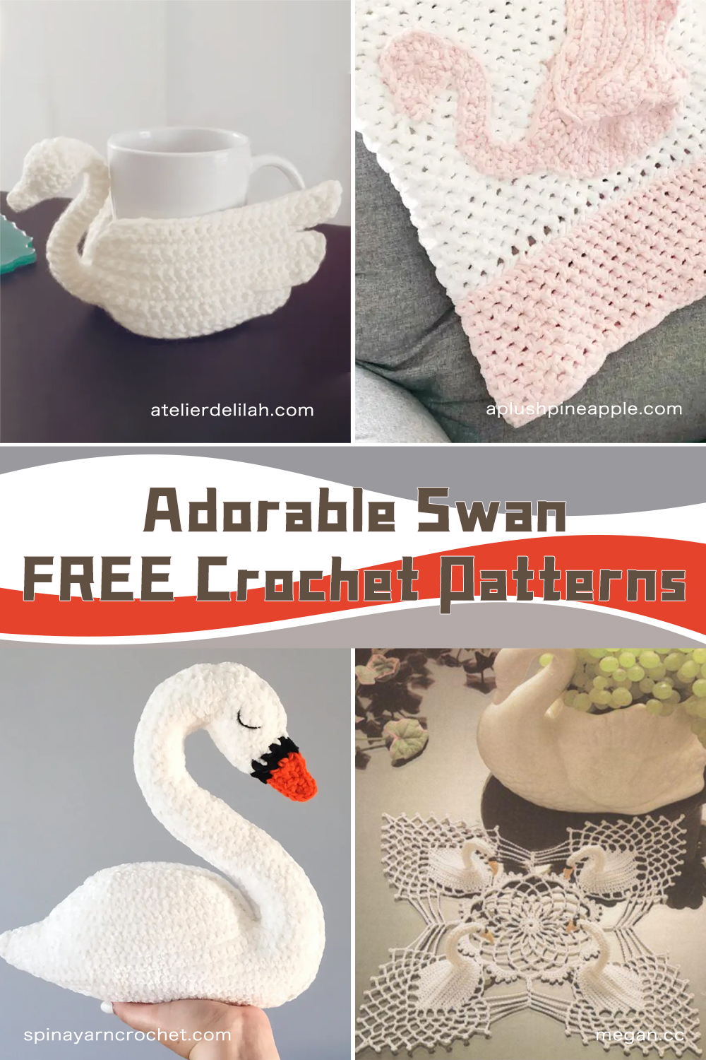 Swan FREE Crochet Patterns 