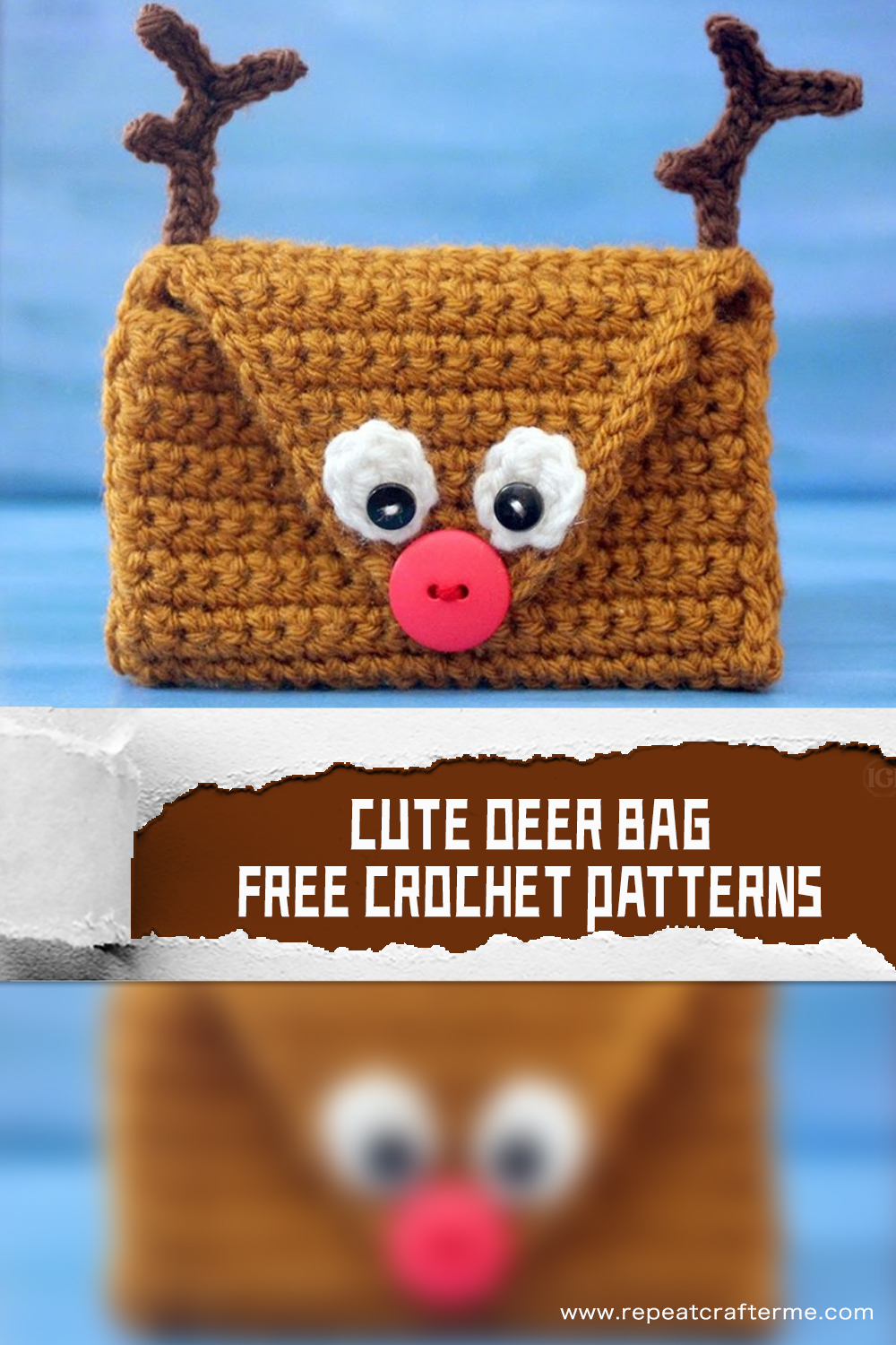 Cute Deer Bag FREE Crochet Patterns
