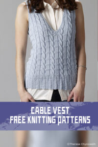 FREE Cable Vest Knitting Patterns - iGOODideas.com