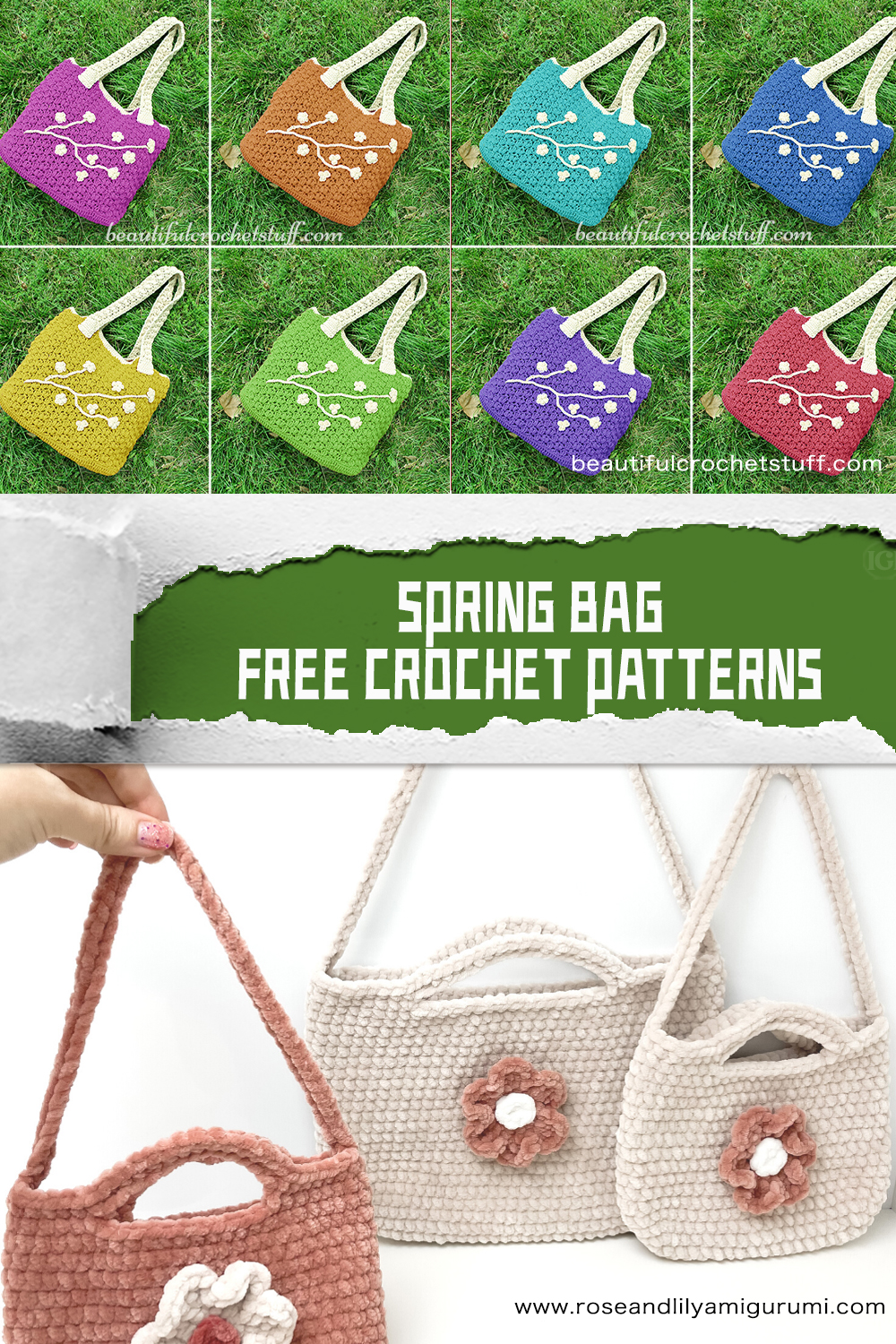 FREE Spring Bag Crochet Patterns