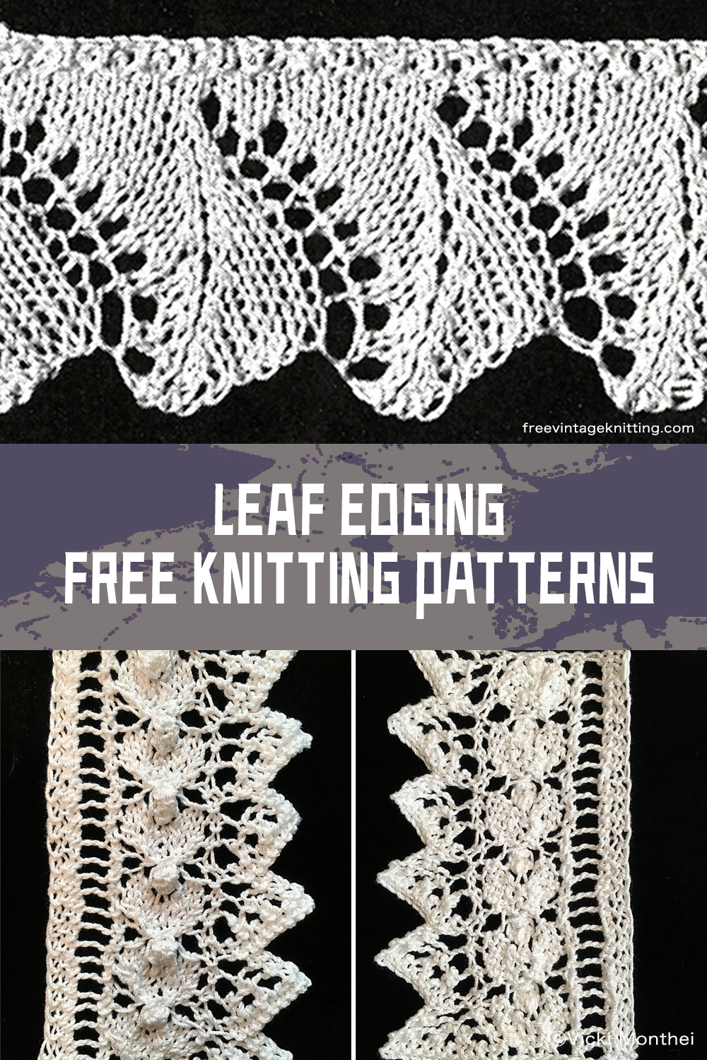 Free Leaf Edging Knitting Patterns