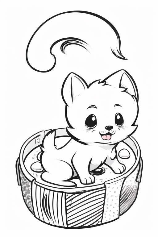 Free Printable Coloring Pages – Dog