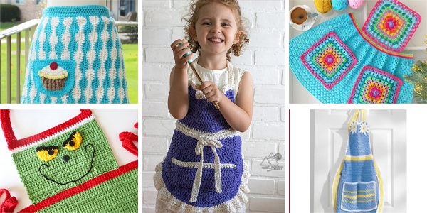 Mother's Day Gift - Kitchen Apron Free Crochet Patterns