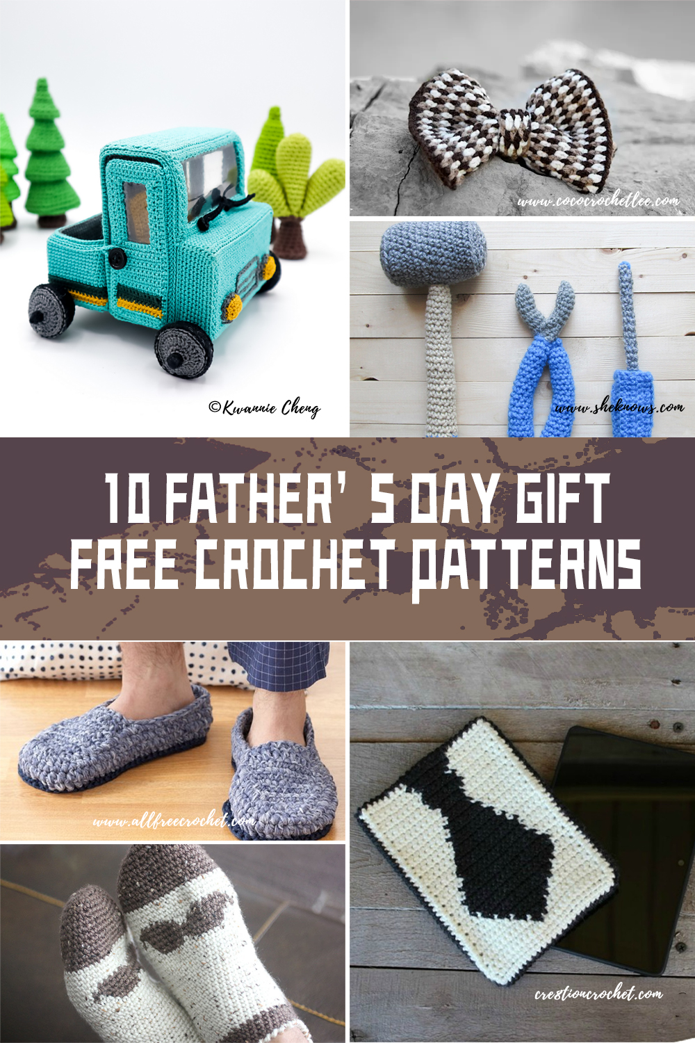 10 Crochet Father’s Day Gift FREE Patterns