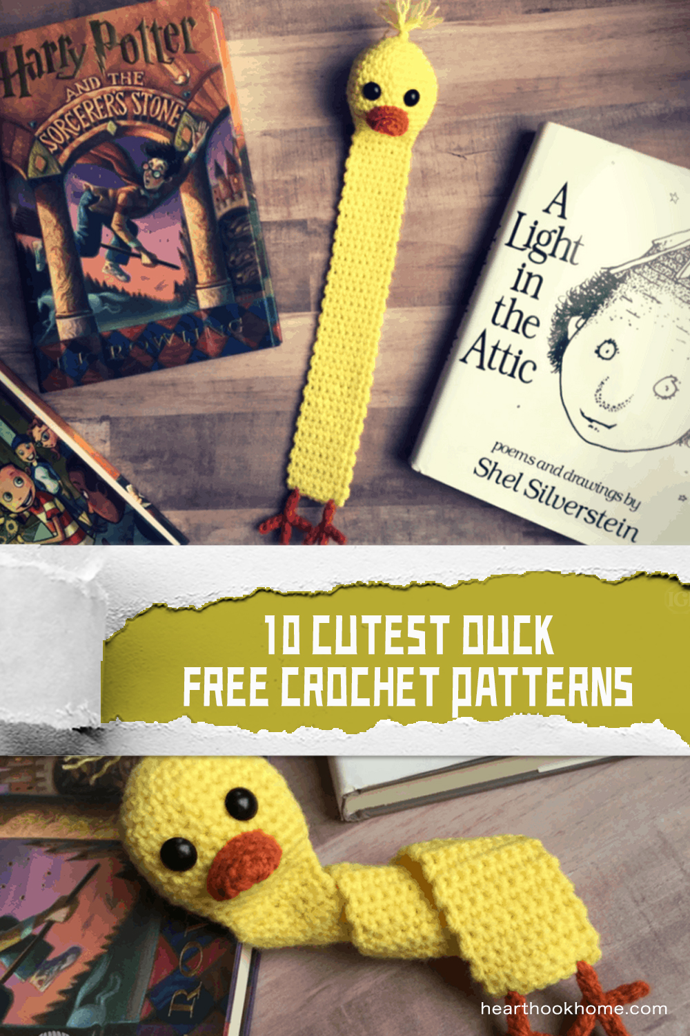 DUCK BOOKMARK FREE Crochet Pattern