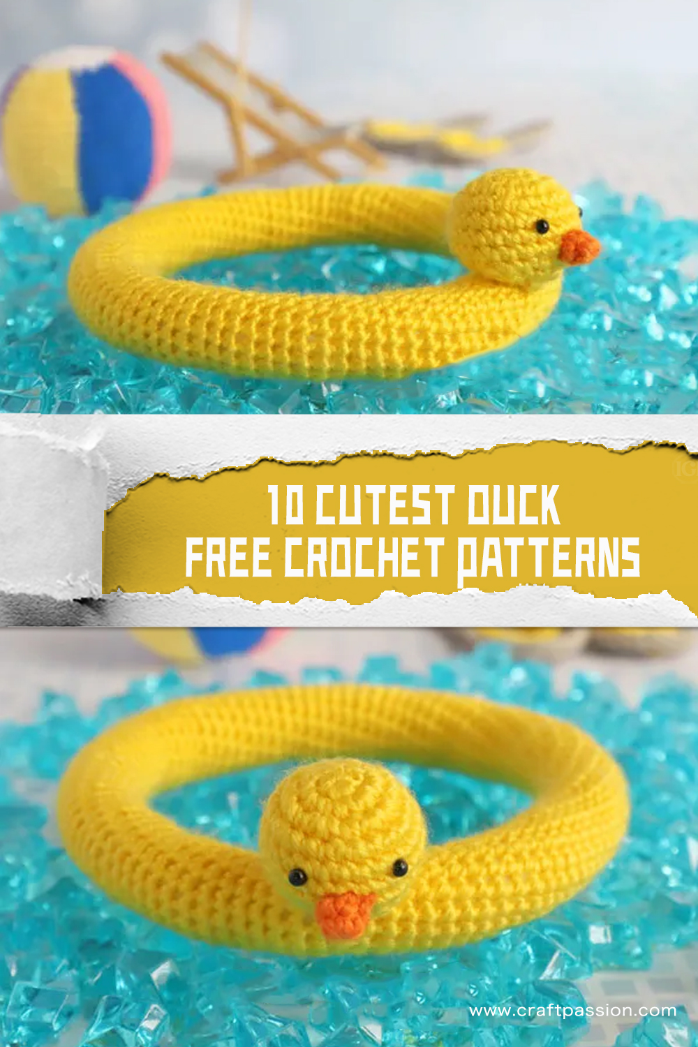 DUCK AMIGURUMI FREE Crochet Pattern 