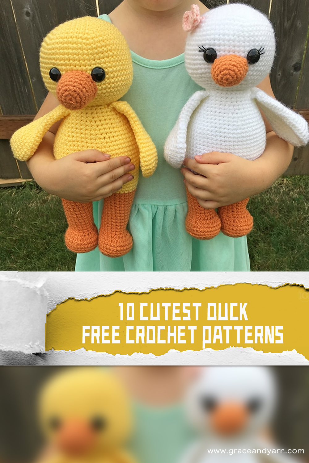 DUCK AMIGURUMI FREE Crochet Pattern