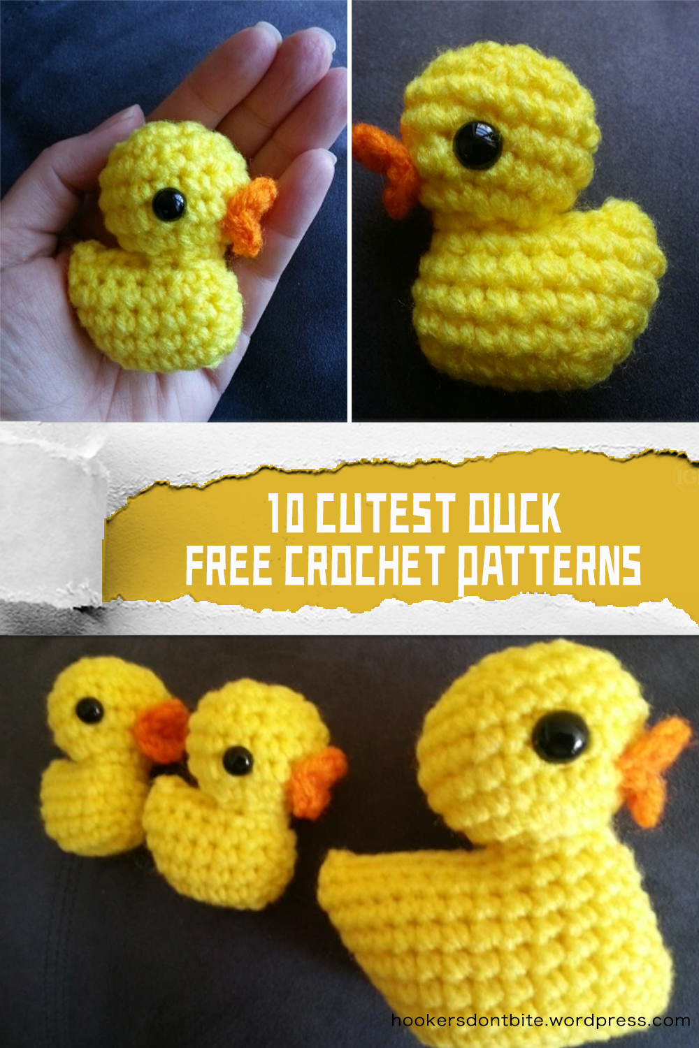 DUCK TINY FREE Crochet Pattern 