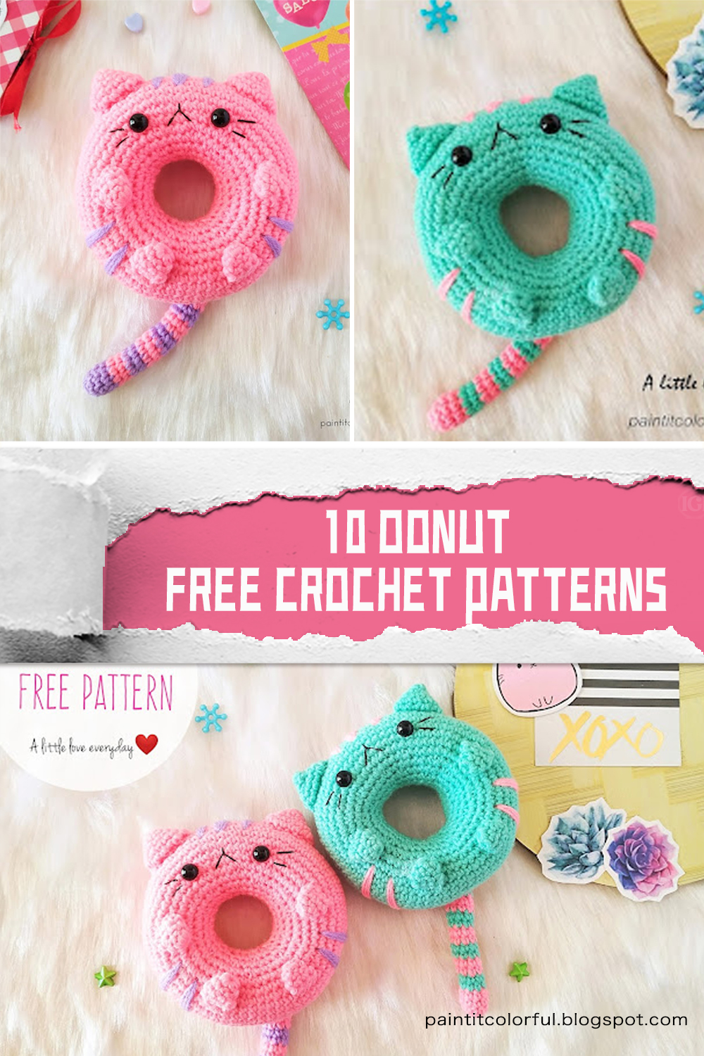 FREE Donut CAT Crochet Pattern