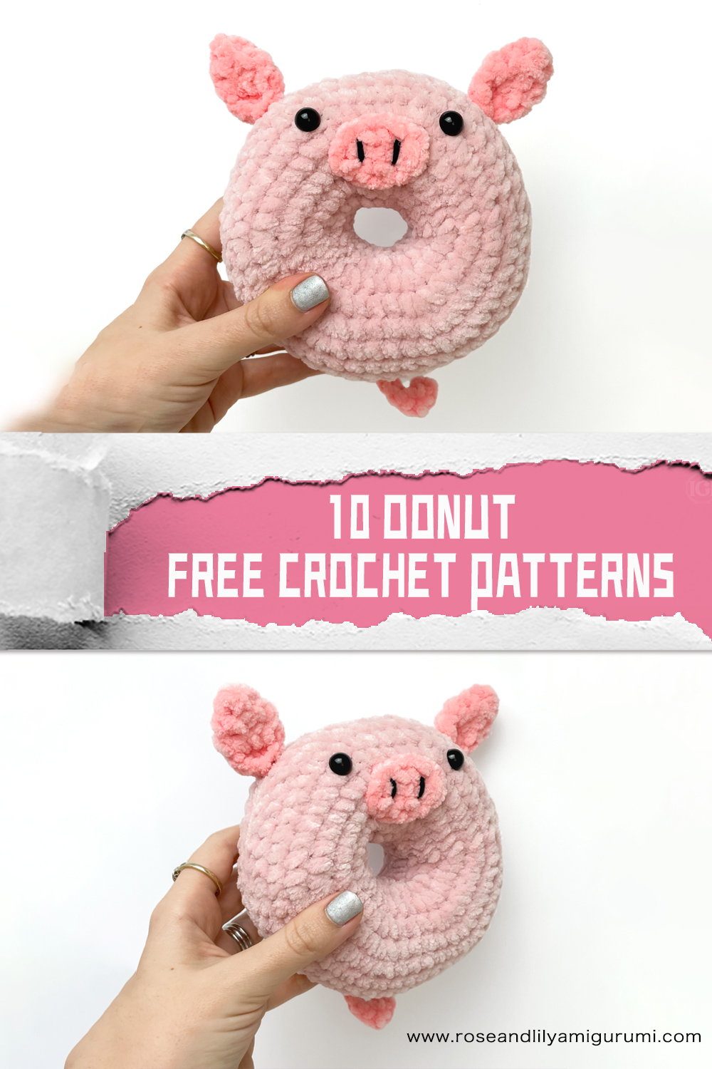 FREE Donut PIG Crochet Pattern  
