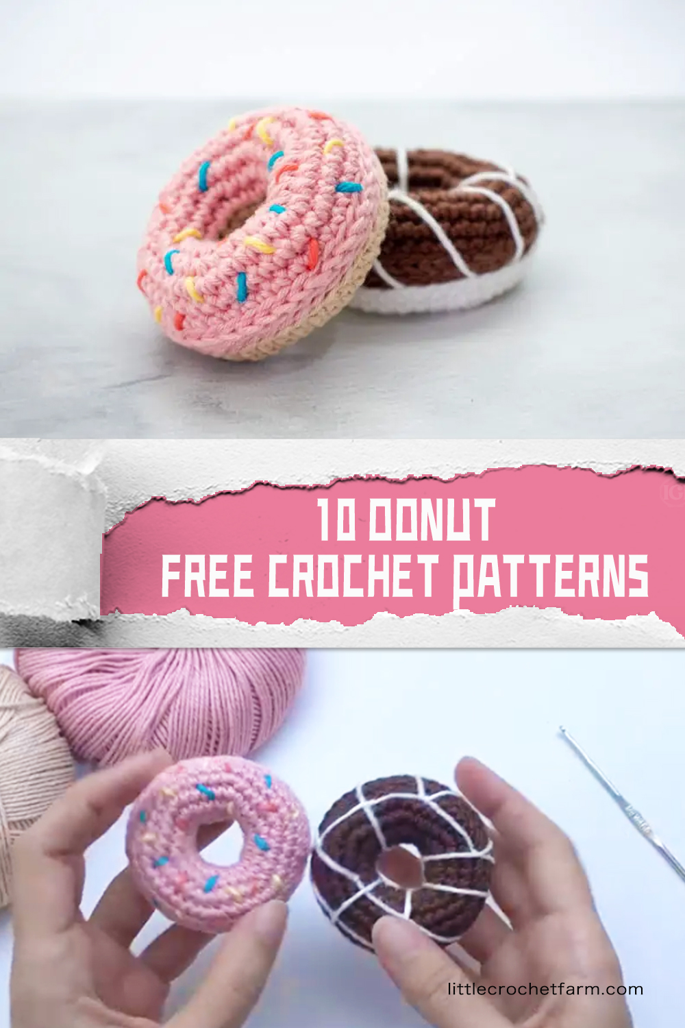 FREE Donut AMIGURUMI Crochet Pattern   