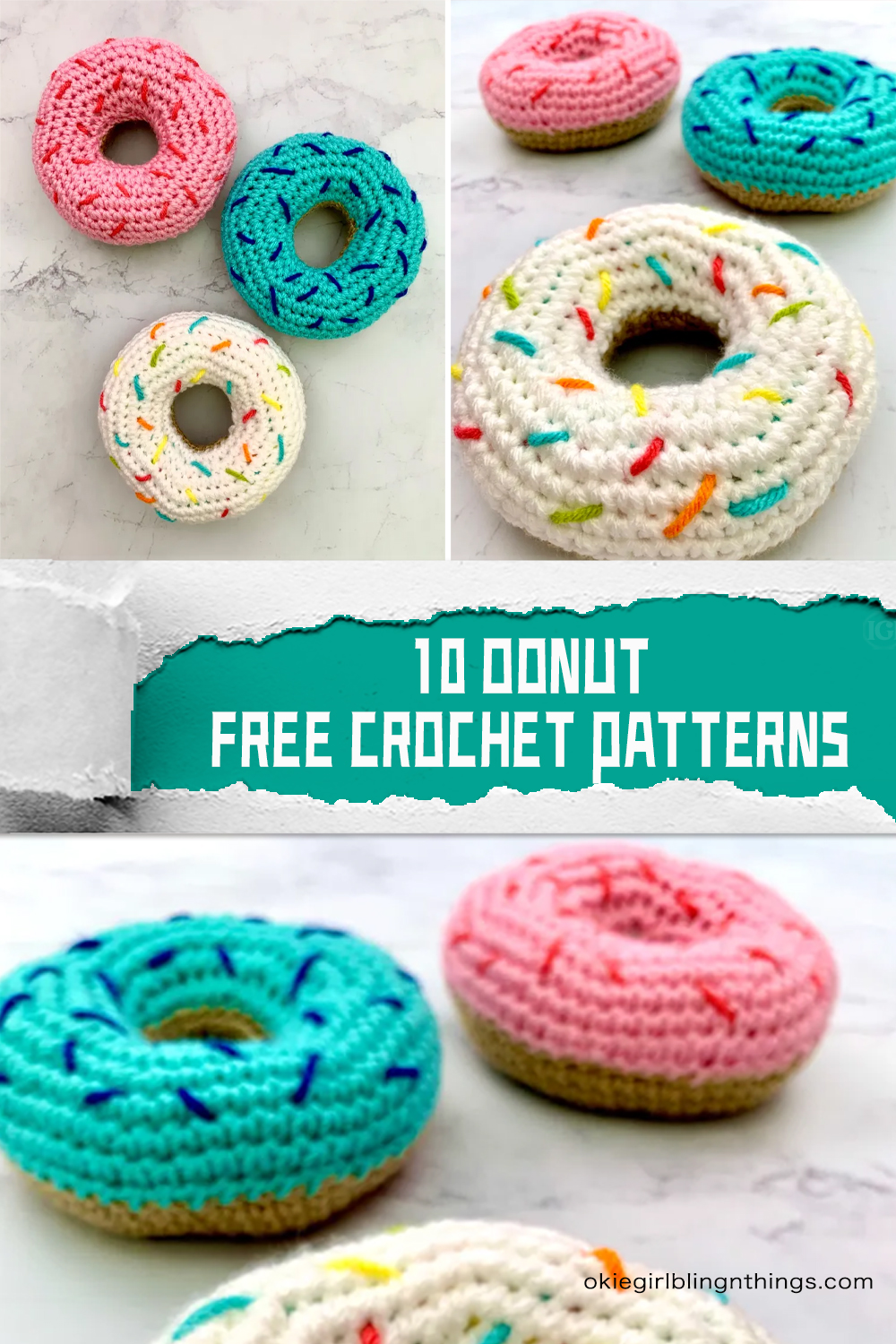 FREE Donut AMIGURUMI Crochet  Pattern  