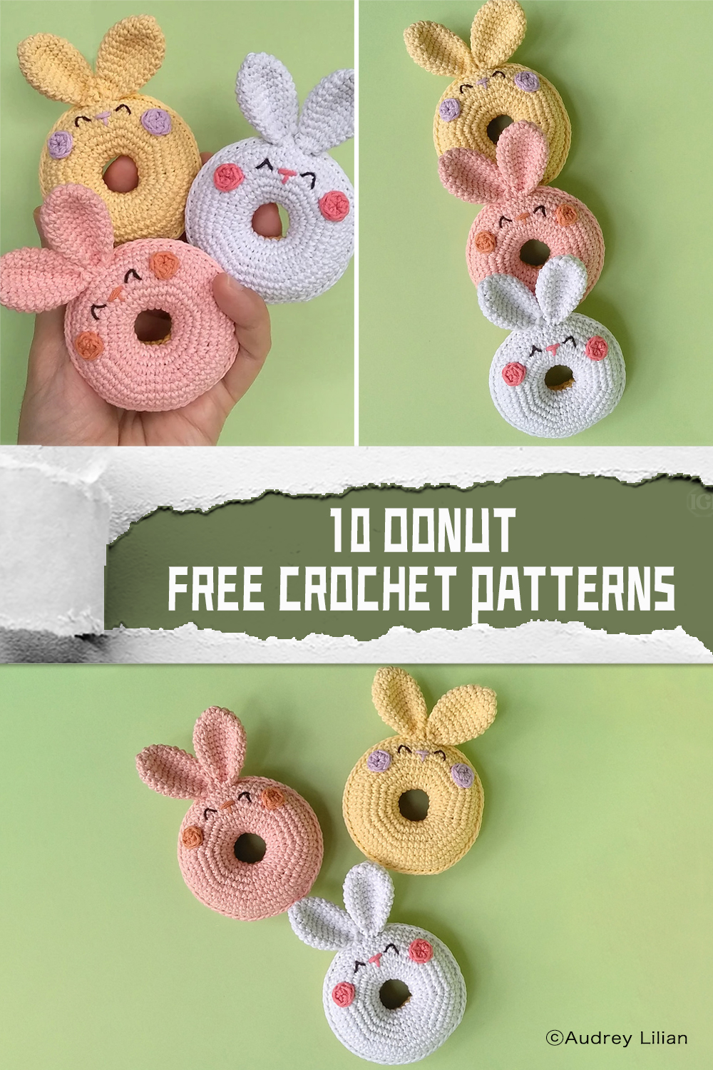 FREE Donut BUNNY Crochet Pattern 