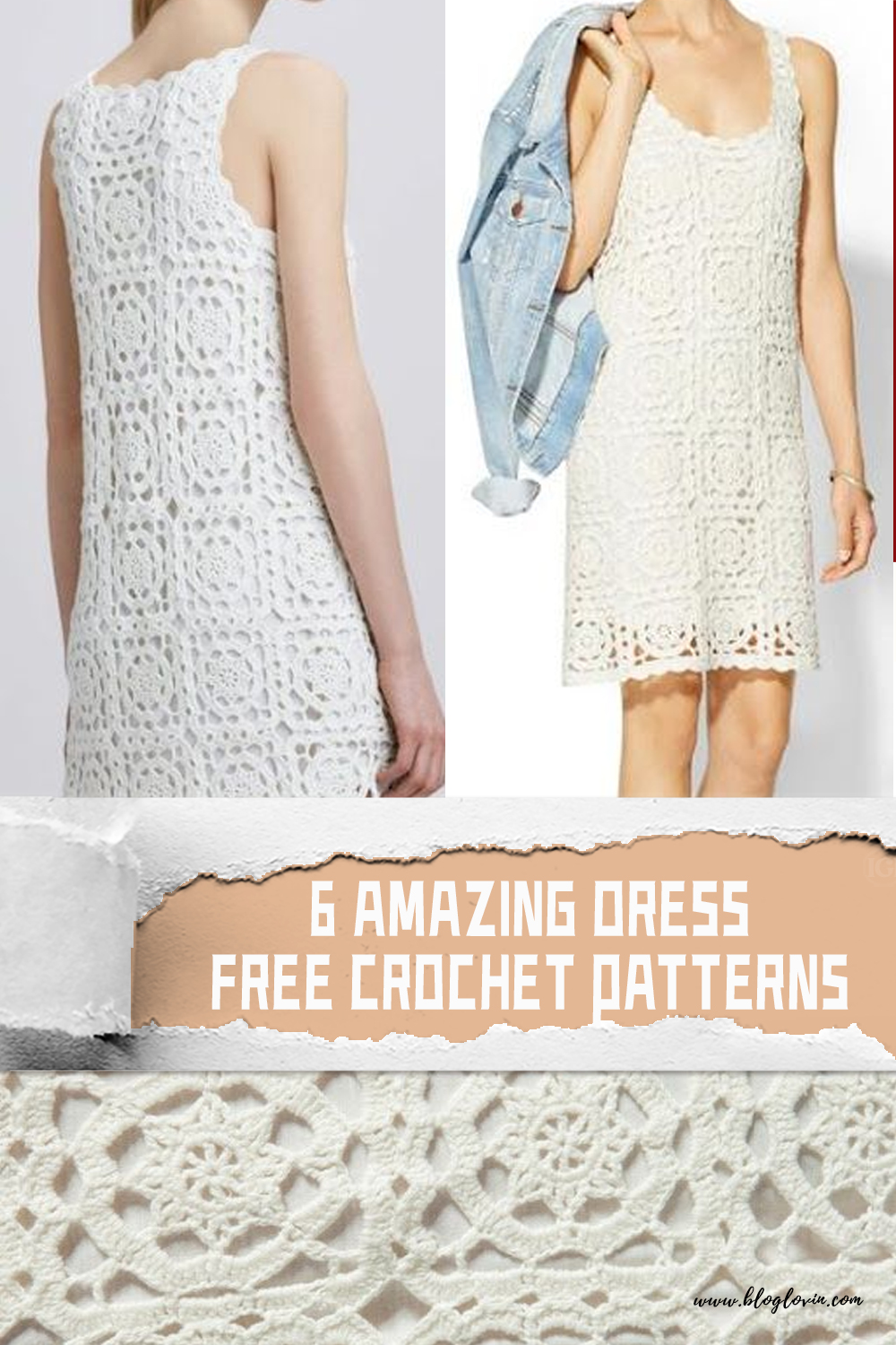 6 Amazing Dress FREE Crochet Patterns