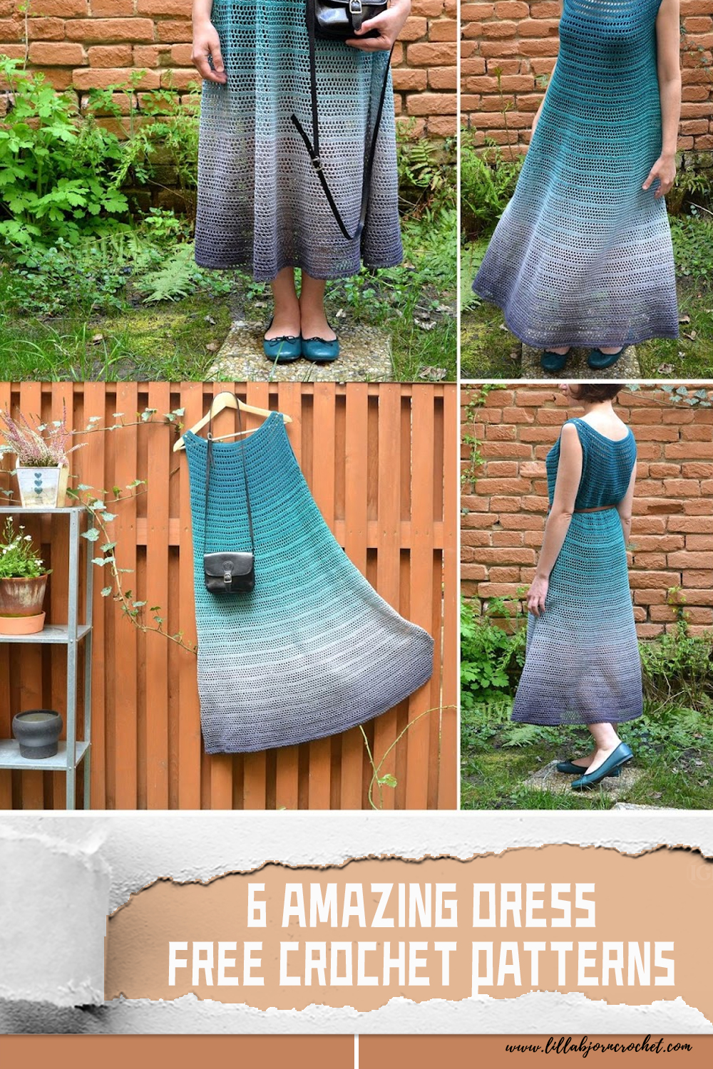 6 Amazing Dress FREE Crochet Patterns