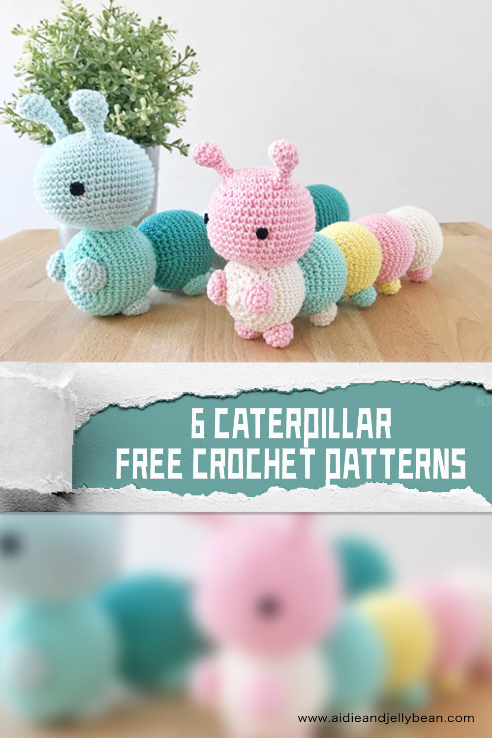 6 FREE Caterpillar Crochet Patterns