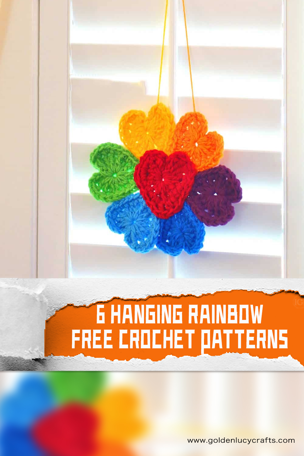 Rainbow FLOWER FREE Crochet Pattern