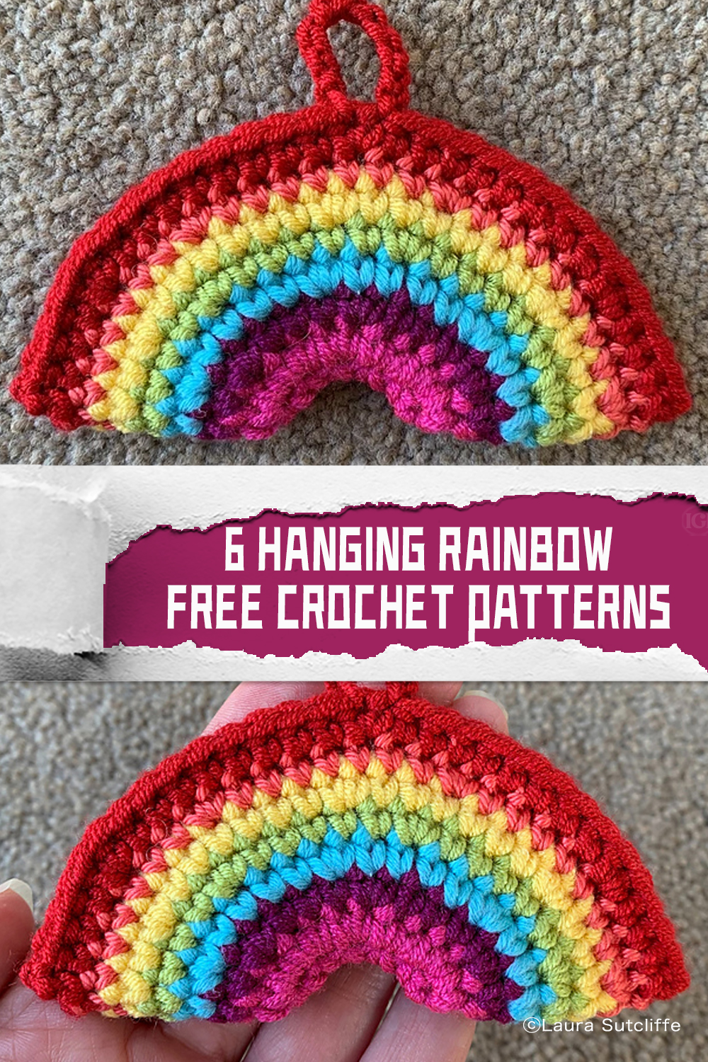5 . Rainbow OF HOPE FREE Crochet Pattern 