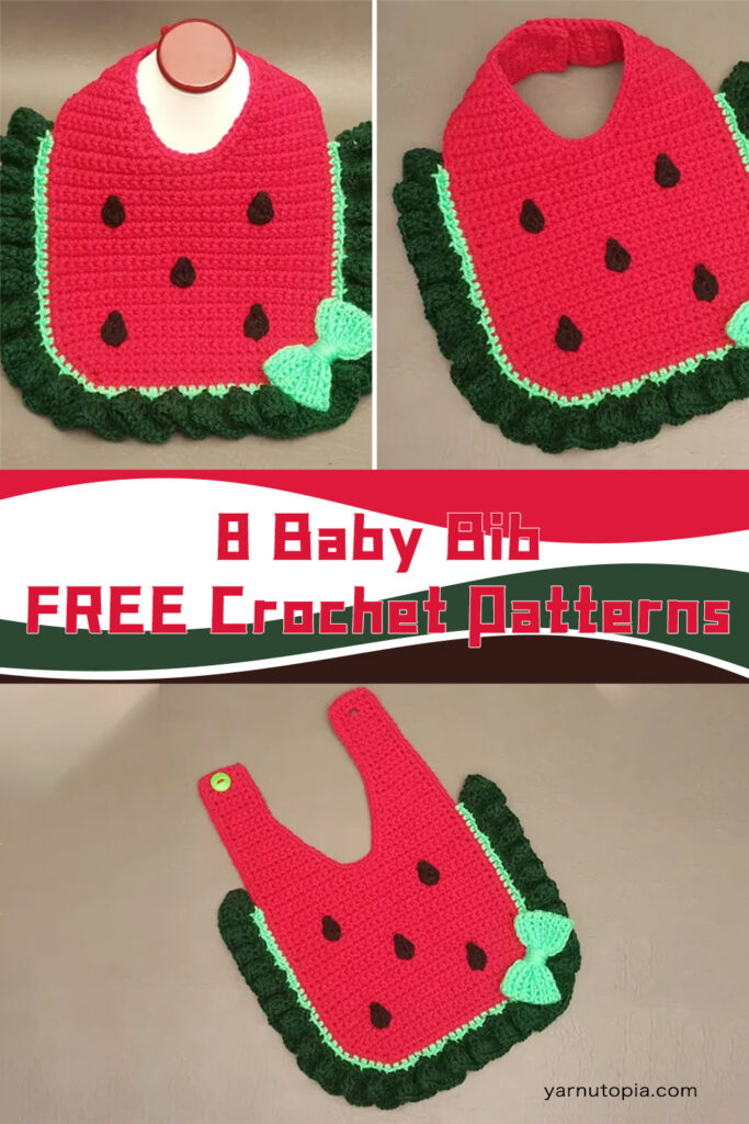 FREE Baby Bib Crochet 8 Patterns