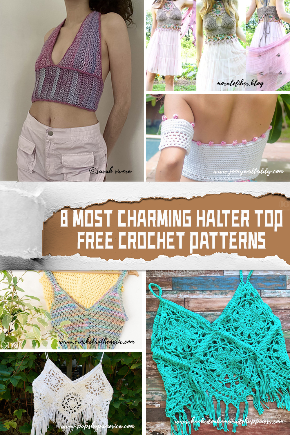 8 Most Charming Halter Top FREE Crochet Patterns 