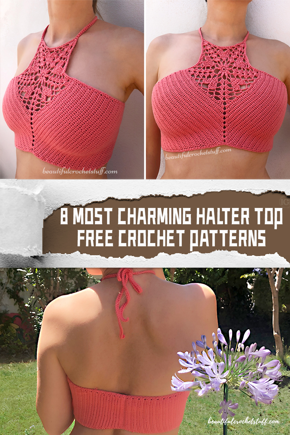 8 Most Charming Halter Top FREE Crochet Patterns 