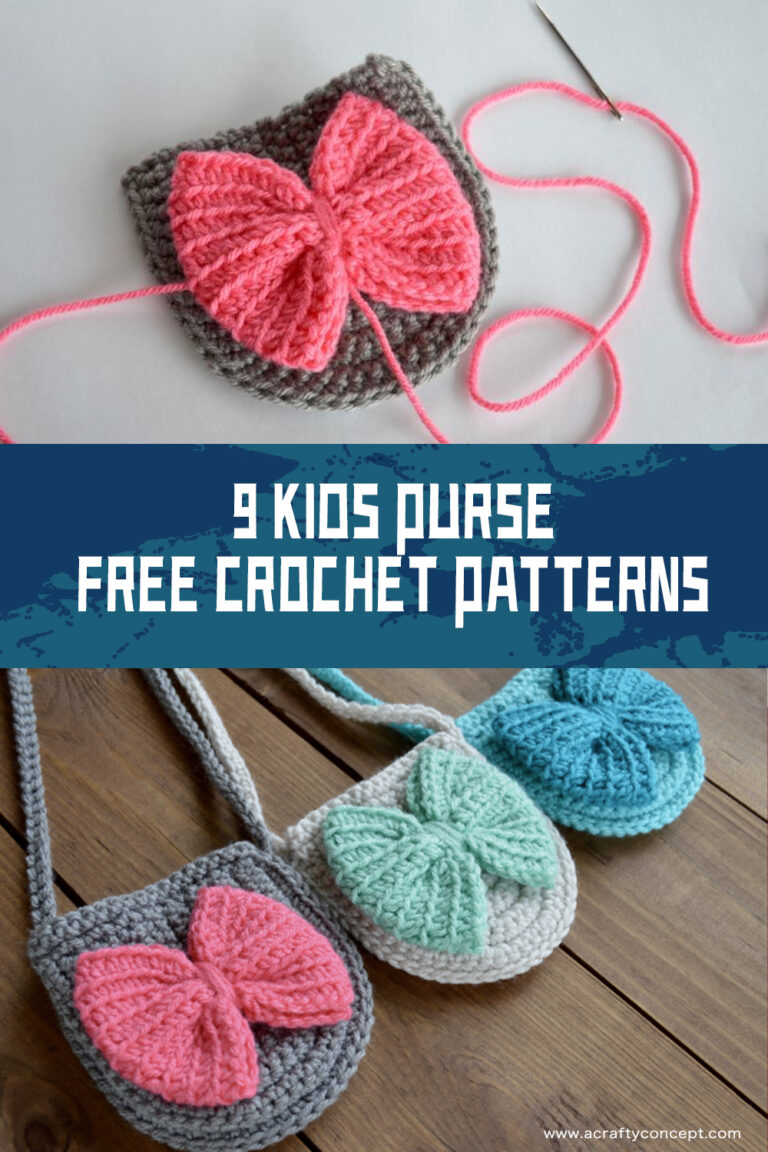 FREE Kids Purse Crochet- 9 Patterns - iGOODideas.com