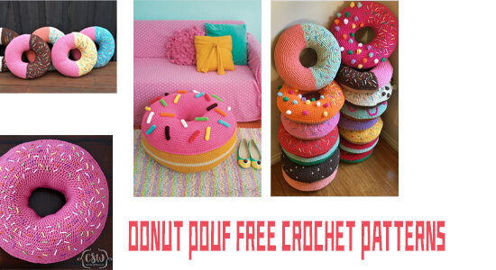 FREE Donut Pouf Crochet Patterns