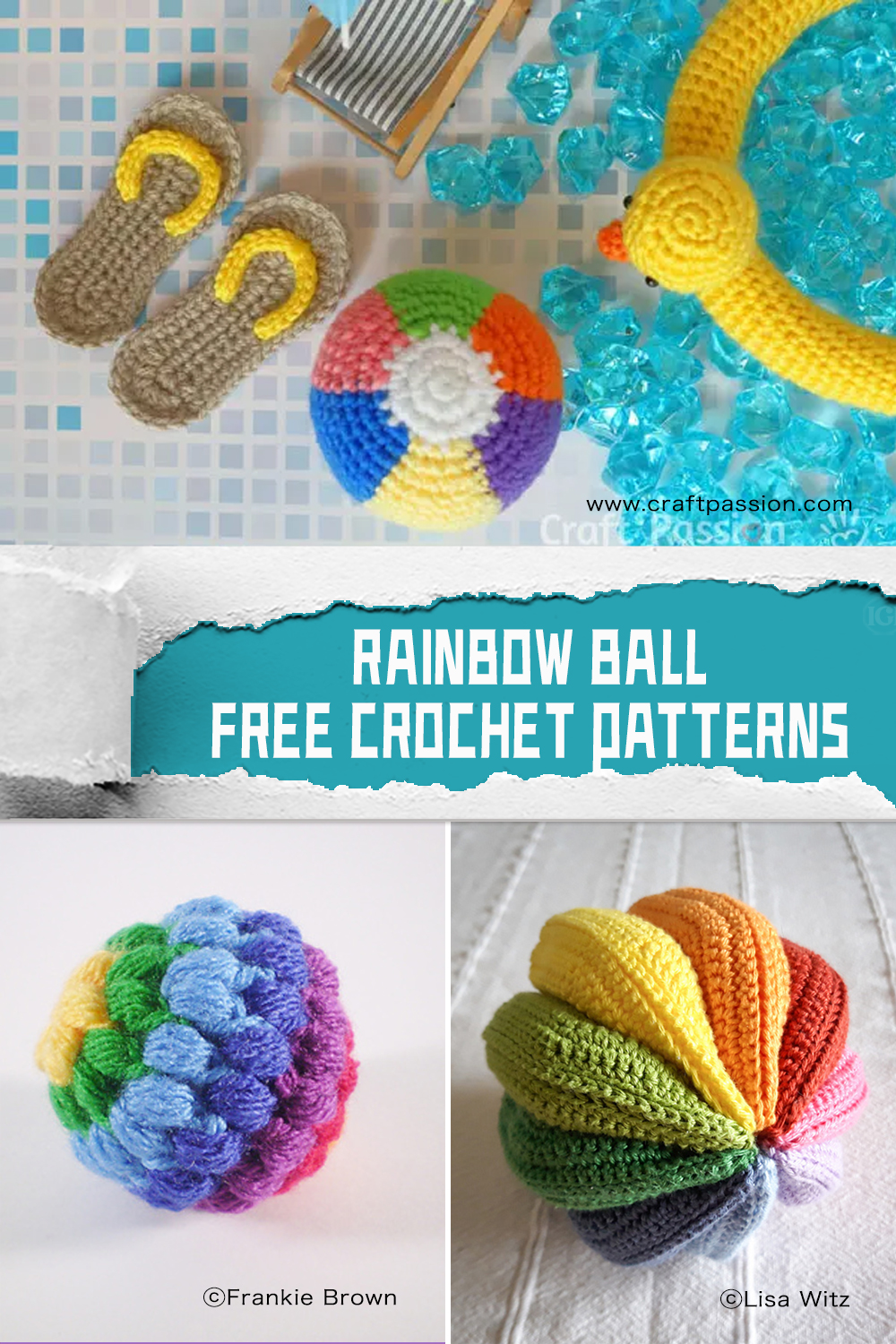 FREE Rainbow Ball Crochet Patterns 