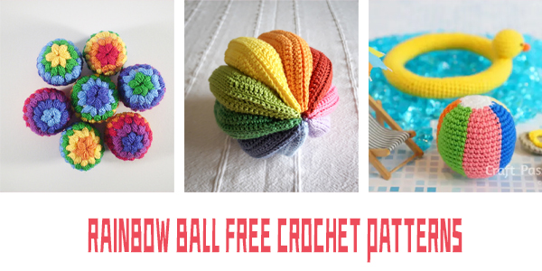 FREE Rainbow Ball Crochet Patterns
