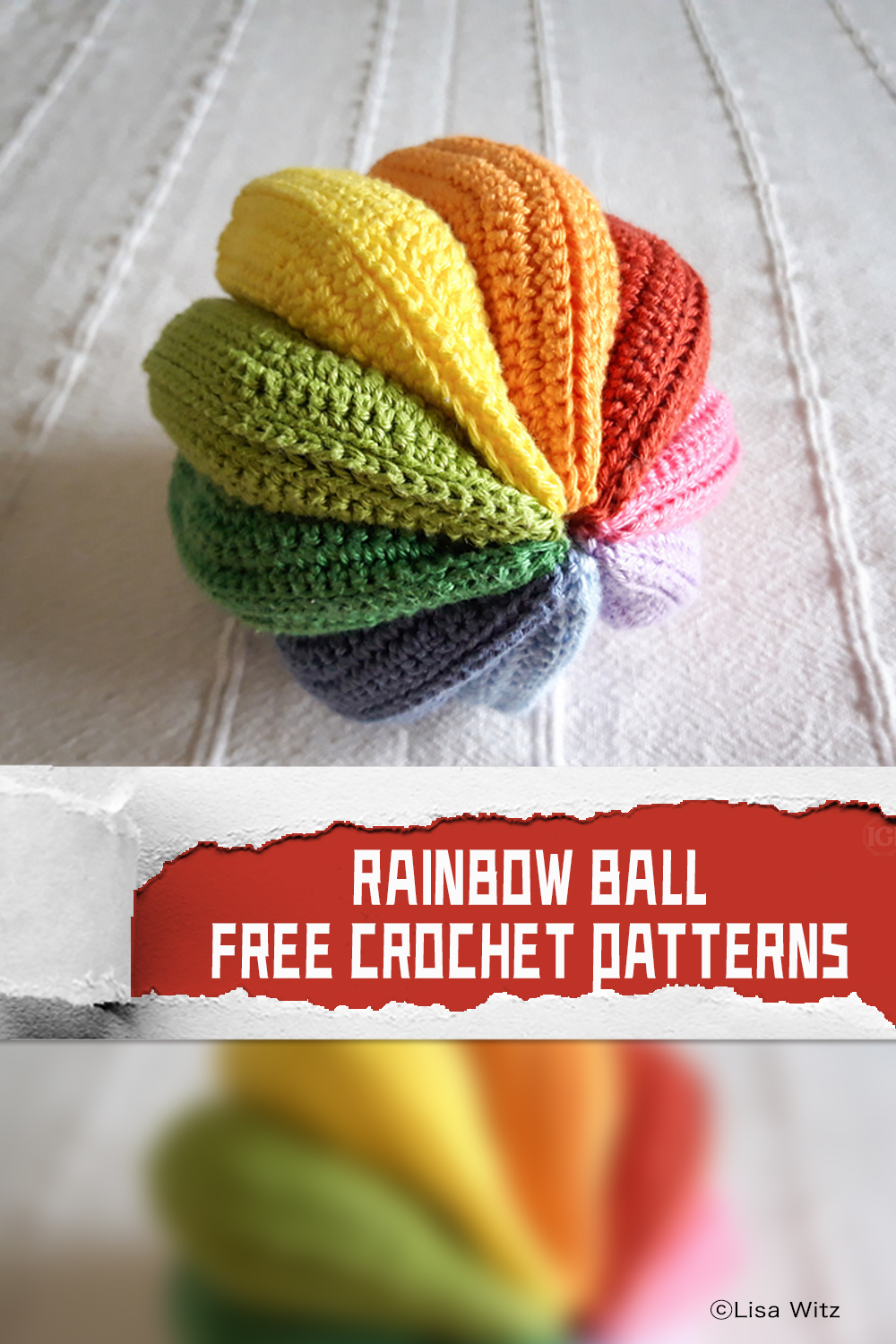 FREE Rainbow Ball Crochet Patterns 